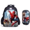 Cartable Spiderman Iron Man (Avec Trousse)