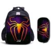 Cartable Spiderman Violet (Avec Trousse)