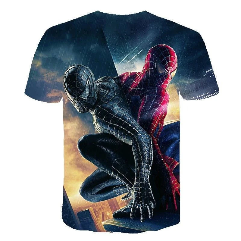 T Shirt Spiderman Noir – Image 2
