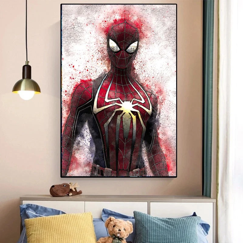 Tableau Peinture Spiderman – Image 2