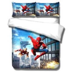 Housse De Couette Spiderman Iron Man
