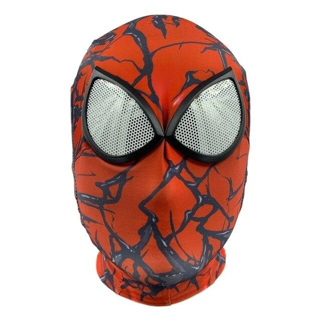 Masque Spiderman Noir Et Rouge
