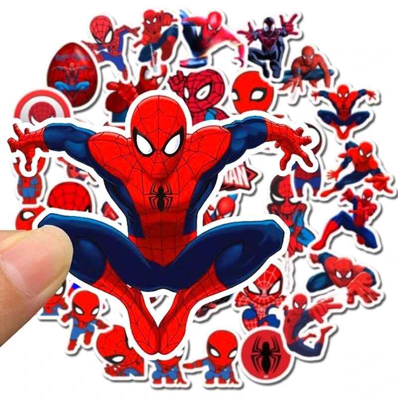 Stickers Moto Spiderman