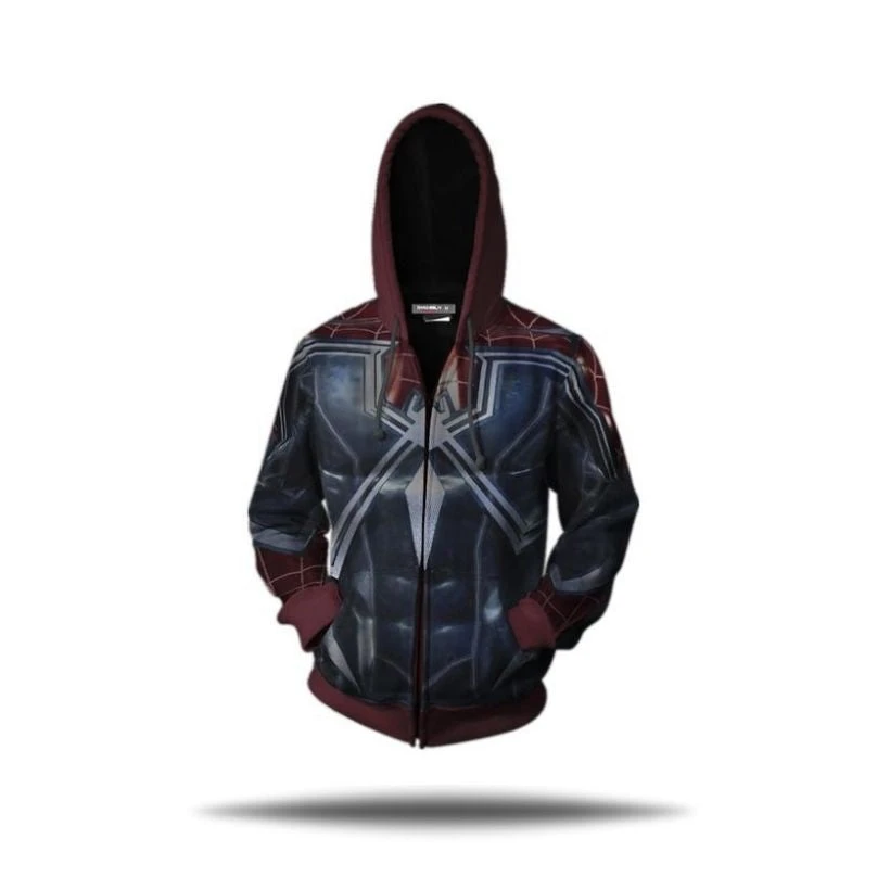 Sweat Spiderman Bleu