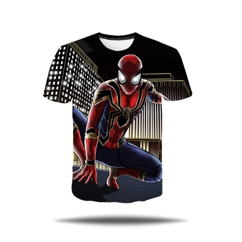 T Shirt Spiderman Iron Man