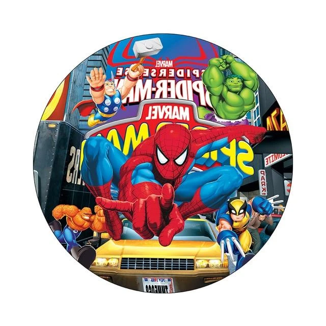 Tapis Spiderman Rond – Image 2