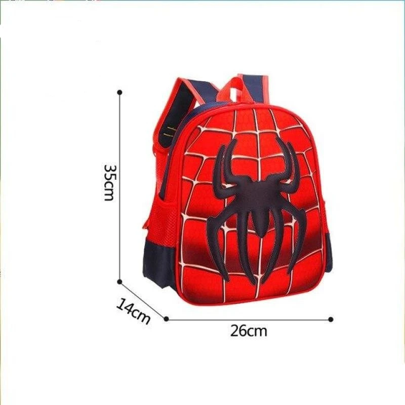 Cartable Spiderman Rouge Gris – Image 2