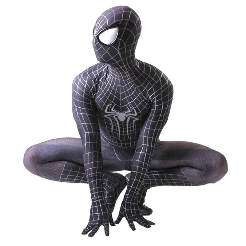 Costume Spiderman Adulte Noir – Image 2