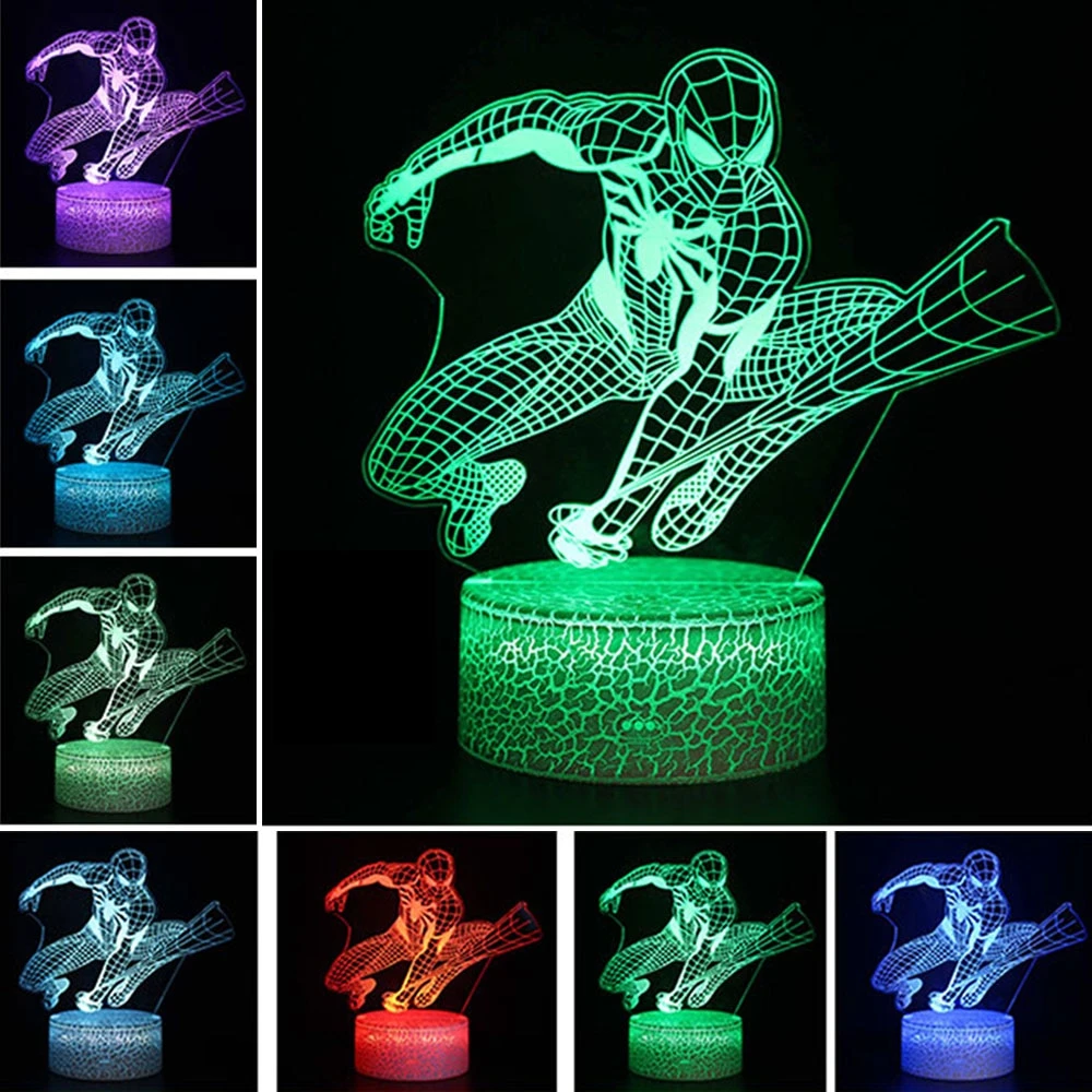 Lampe LED Spiderman – Image 2